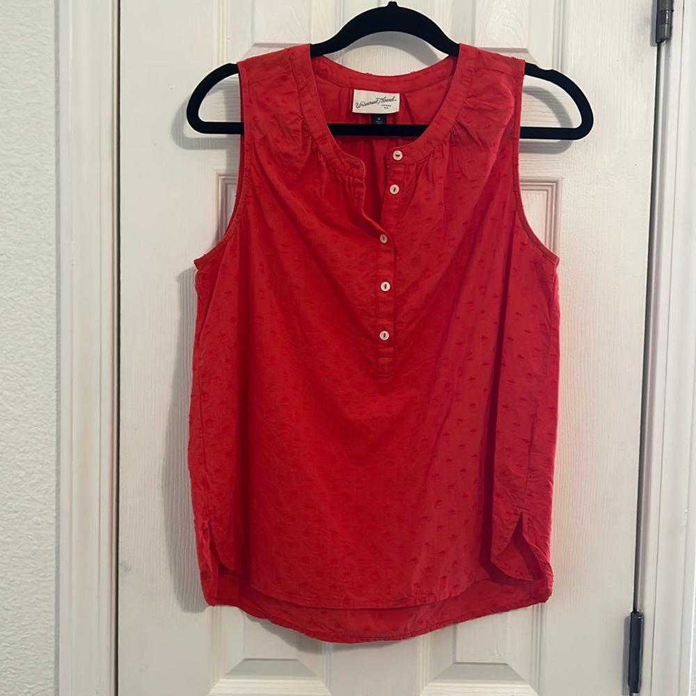 Universal Thread- Medium-Red, Sleeveless Blouse,used in good condition